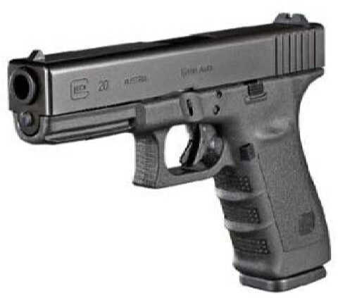 Glock 20 10mm Semi-Auto Pistol Fixed Sights 4.6 Inch Barrel 2-10 Round Capacity Magazines PI2050201